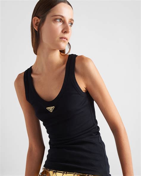 prada tank top damen|farfetch prada vest.